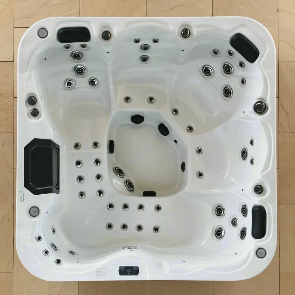 4500 Series Hot Tub – 6-seat hot tub with two loungers and 52 jets