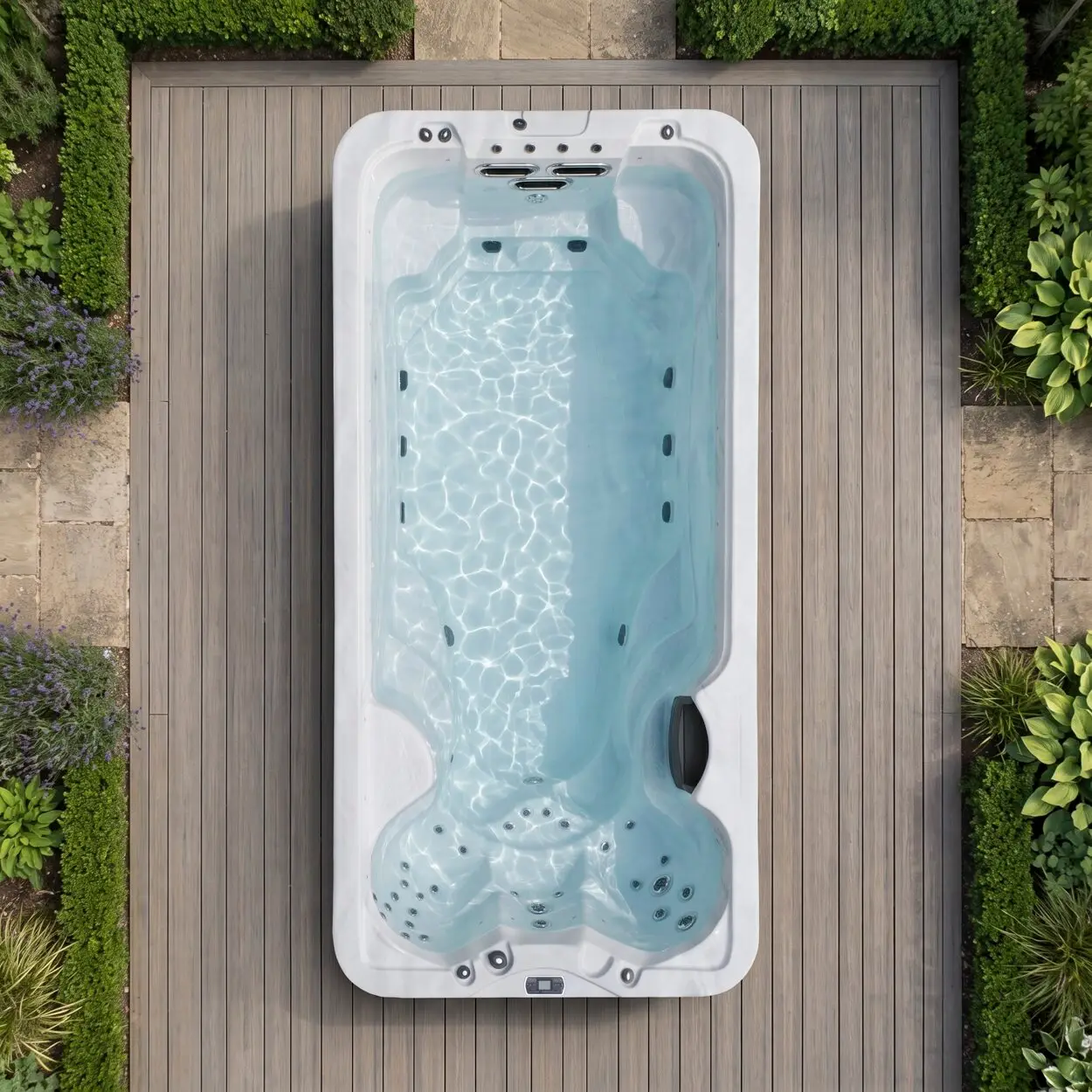 Athena Swim Spa – 4.8m dual-zone swim spa and hot tub