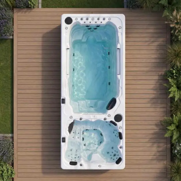 Vesta Swim Spa – 5.8m flagship swim spa with hydrotherapy zone